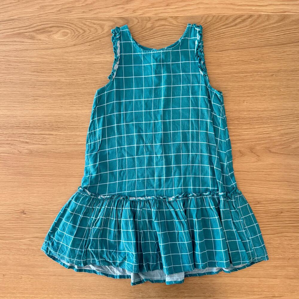 Peek Windowpane Check Dropwaist Dress